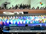 Bolivia inaugura Cumbre del G77 más China en Tarija