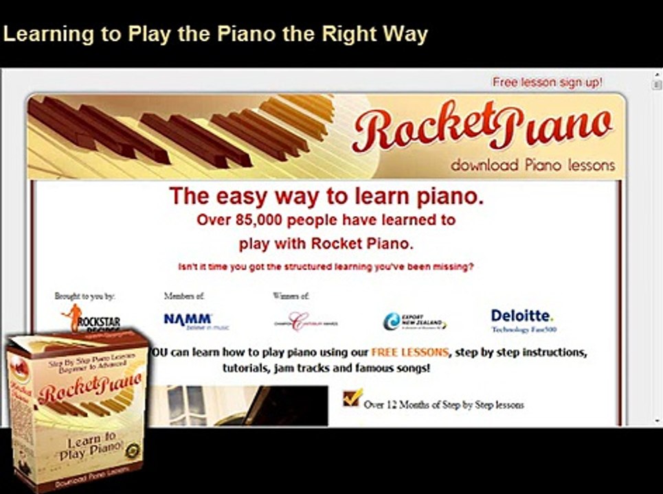 Rocket Piano - For Getting The Best Piano Lessons