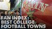 College Football Fan Index: Best football towns
