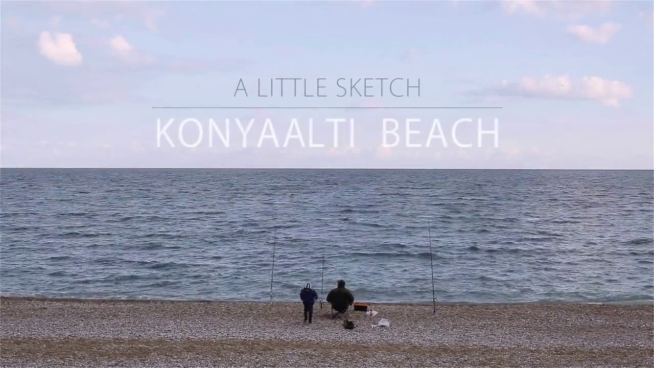 A Little Sketch - Konyaalti Beach