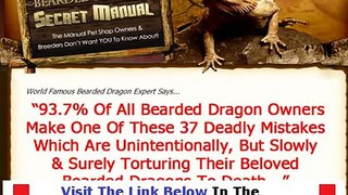 Bearded Dragon Secret Manual Real Review Bonus + Discount