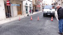 Andria: Via Regina Margherita confermata area pedonale - Il Sindaco presente ai lavori
