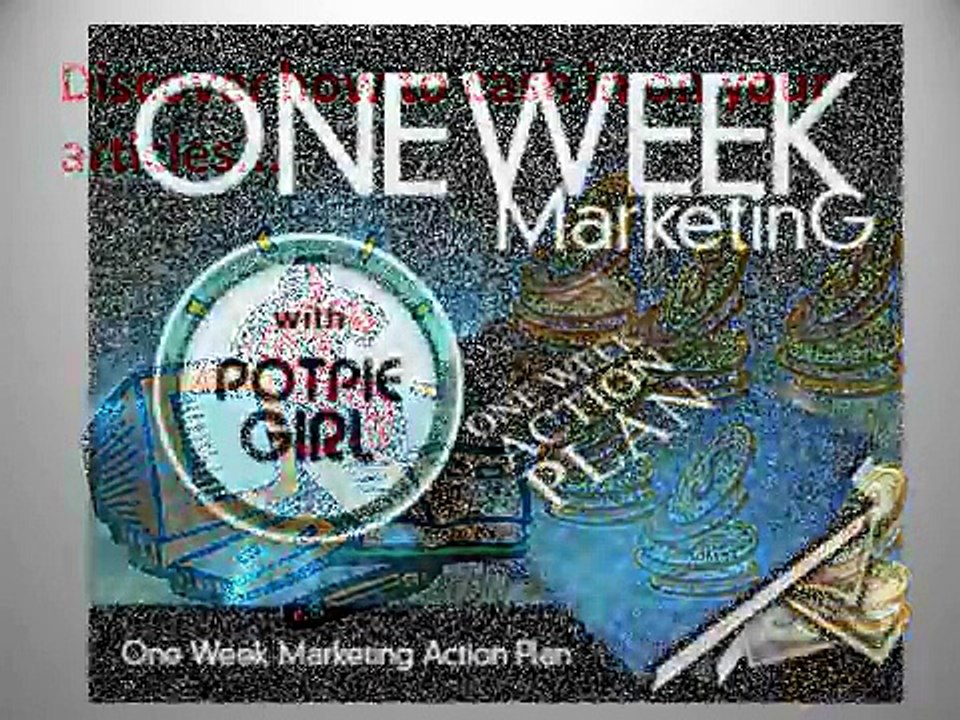 Cash In On Your Articles with One Week Marketing