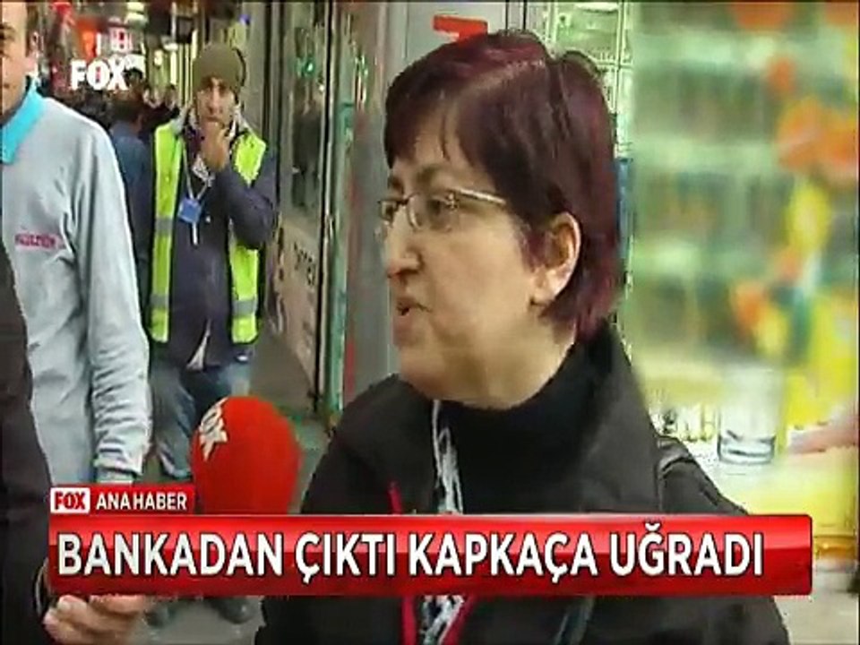 Bankadan çıktıktan sonra kapkaça uğrayan kadın canını zor kurtardı