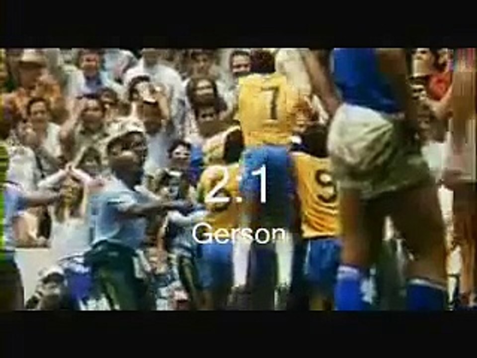 Brasil 4 x 1 Itália - Final - Copa do Mundo de 1970