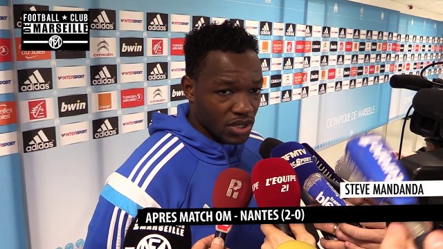 OM-FCN (2-0) - La réaction de Mandanda