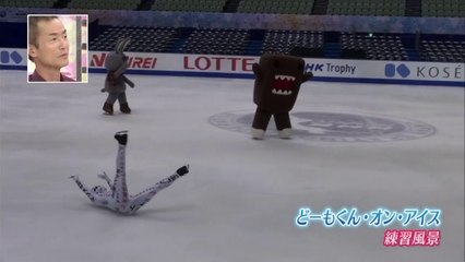 11/28　パネル展&どーも君オンアイスの練習　（関西ローカル）