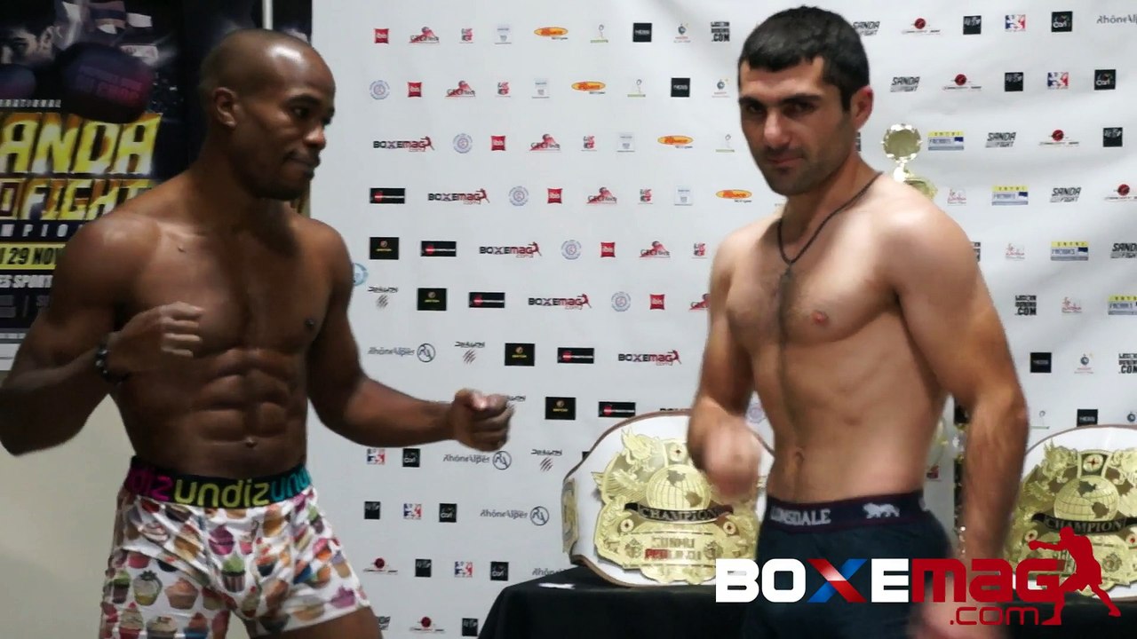 SANDA PRO FIGHT Championship 2014 LYON - Weigh-ins