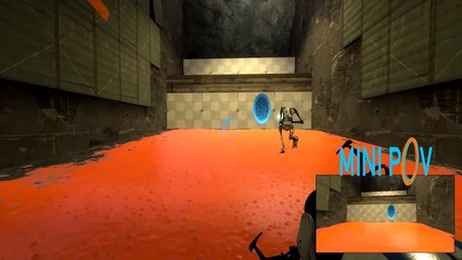 Portal 2 Race Vs Mini Ladd - Hilarious Voice Changer!.