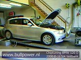 Chiptuning BMW 120d 2000 d 163pk testbank Bullpower
