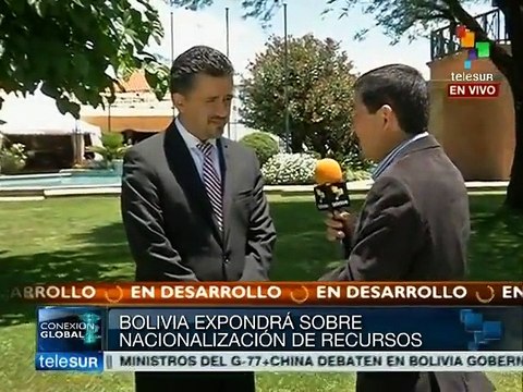 Bolivia to share experience with natural gas nationalization with G-77