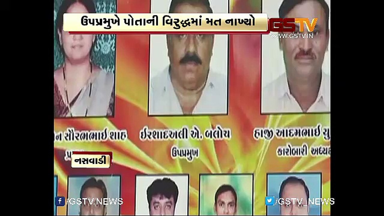 નસવાડીમાં અવિશ્વનીય ઘટના બની, ઉપપ્રમુખે વિરોધી પક્ષમાં આપ્યુ મતદાન