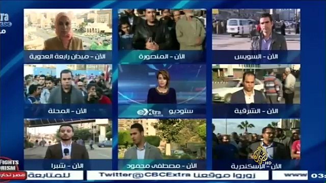 تباين أداء الإعلام المصري مع المظاهرات الرافضة للانقلاب