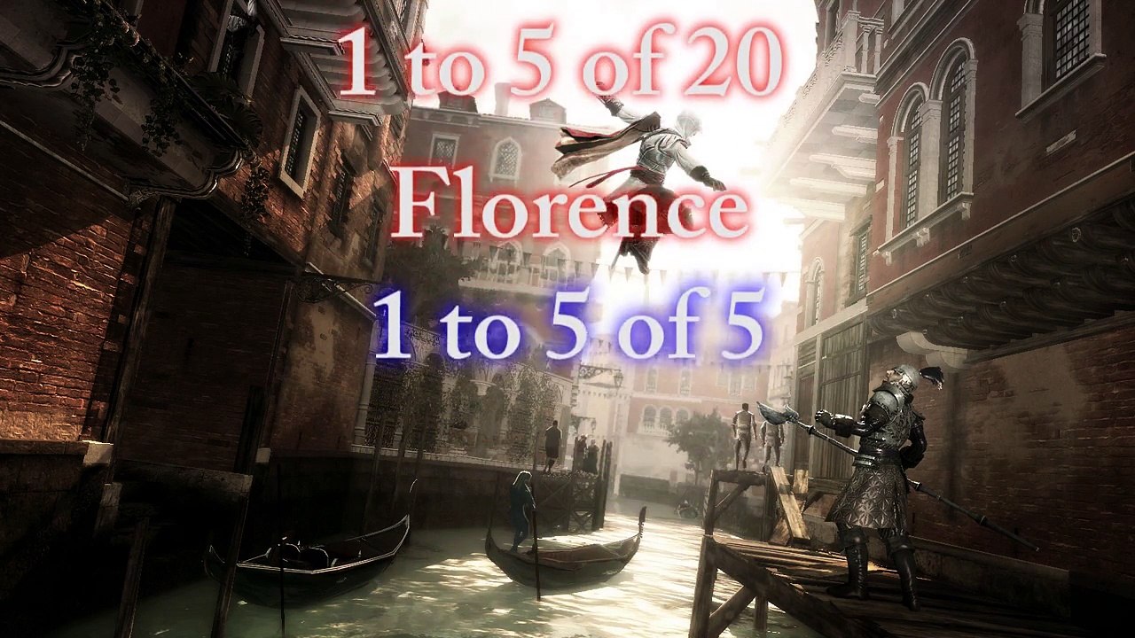 Assassin’s Creed II: [Extra Part 37] Codex Pages [1 of 3]: Florence