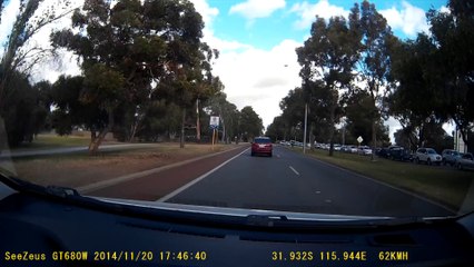 Cyclist in Bike Lane