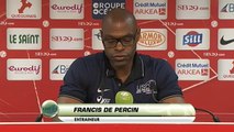 Réaction de Francis de Percin après Stade Brestois 29 - US Créteil-Lusitanos