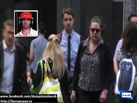 Dunya news-Michael Clarke breaks down giving heartfelt Phillip Hughes tribute