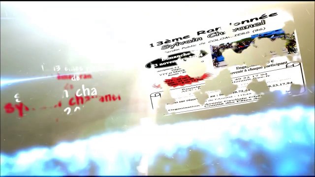 intro de la 13 èmes rando vtt sylvain chavanel le 23/11/2014