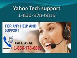1-866-978-6819-Yahoo password reset phone number