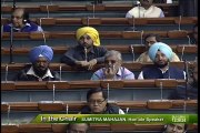 Sushma Sawraj answering bhagwant mann's question in iraq issue
