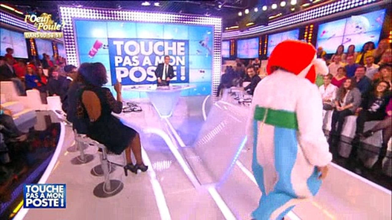 Isabelle Morini-Bosc tombe de son tabouret dans "Touche pas à mon poste"