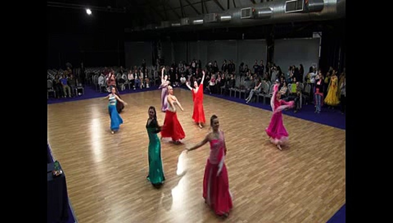 Italian Country Western Dance Championships 2014 - Teen Novice - Audrey - RISE & FALL