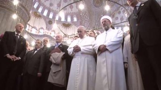 Papa Franciscus, Sultanahmet Camisi'nde Detay (3)