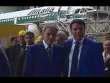 Napoli - Renzi visita a sorpresa l’Atitech -2- (29.11.14)