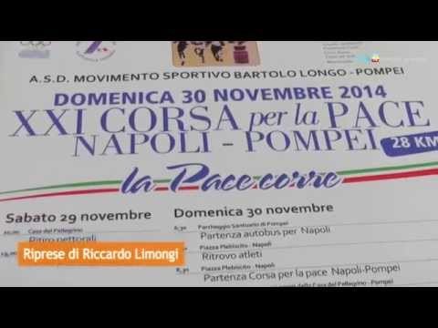 Napoli - Presentata la corsa per la pace Napoli-Pompei -2- (28.11.14)