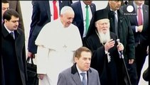 Papst Franziskus setzt in Istanbul auf Bescheidenheit