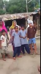 Sikhs who came from Pakistan leaving in worse conditions then slums