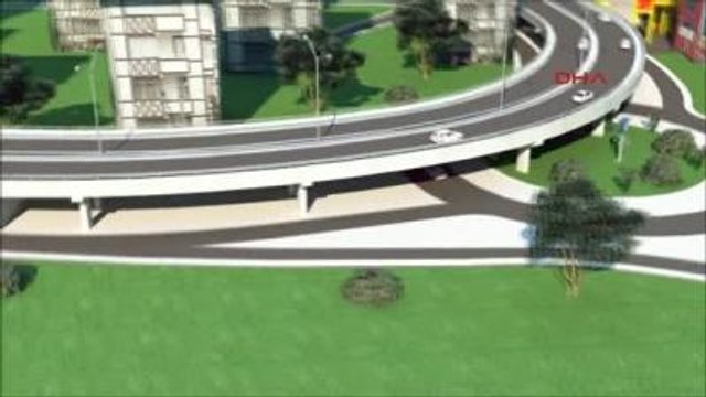 Yalova Köprülü Kavşak Projesinin Animasyon Görüntüsü