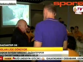 Duygun Yarsuvat'tan futbolculara moral!...