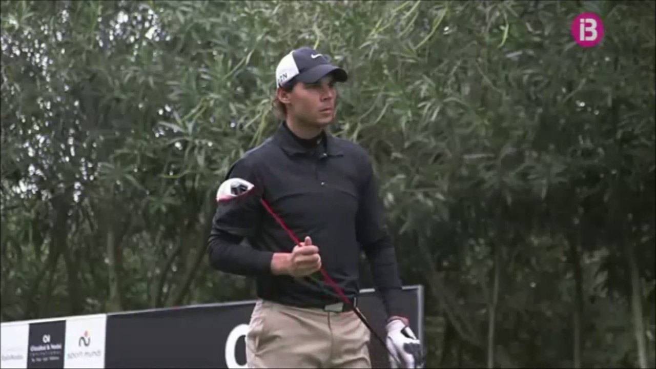 Rafa, Toni and Miguel Angel Nadal at the 'Olazábal&Nadal Invitational 2014' in Mallorca.