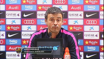 FÚTBOL: Luis Enrique: "No tenemos intención de reforzarnos"