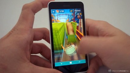 Nokia Lumia 630 Teste em Games