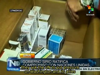 Syria asks UN to pressure US and its allies