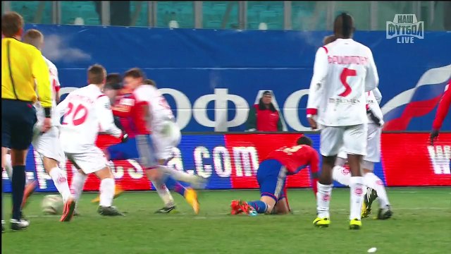 ЦСКА - Уфа 2 тайм 15 тур ЧР 2014