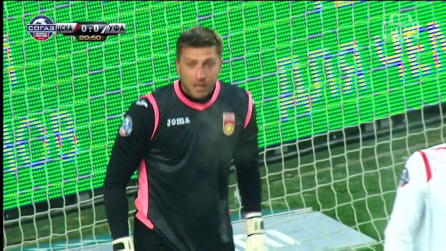 ЦСКА - Уфа 1 тайм 15 тур ЧР 2014