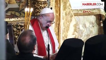 Papa ve Patrik, Patrikhanedeki Ayinde Biraraya Geldi