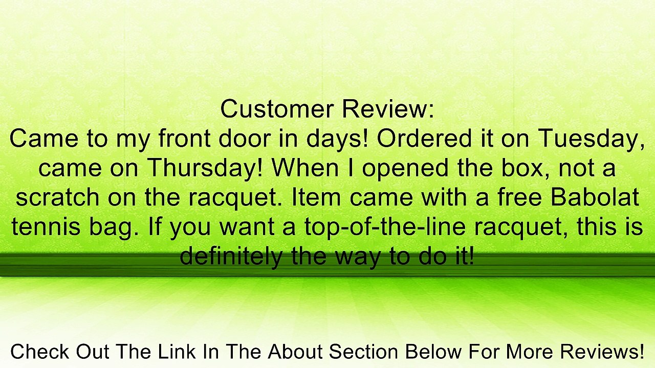 BABOLAT E-Sense Lite Tennis Racquet Review