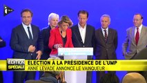 Nicolas Sarkozy est élu à la tête de l'UMP avec 64,5% des voix