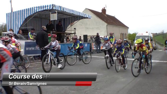 Course cyclisme St Berain - Poussins - 21 avril 2013