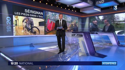 Sérignan : la ville est sous l'eau