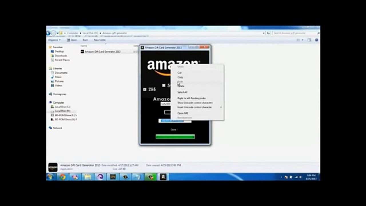 Amazon Gift Card Generator