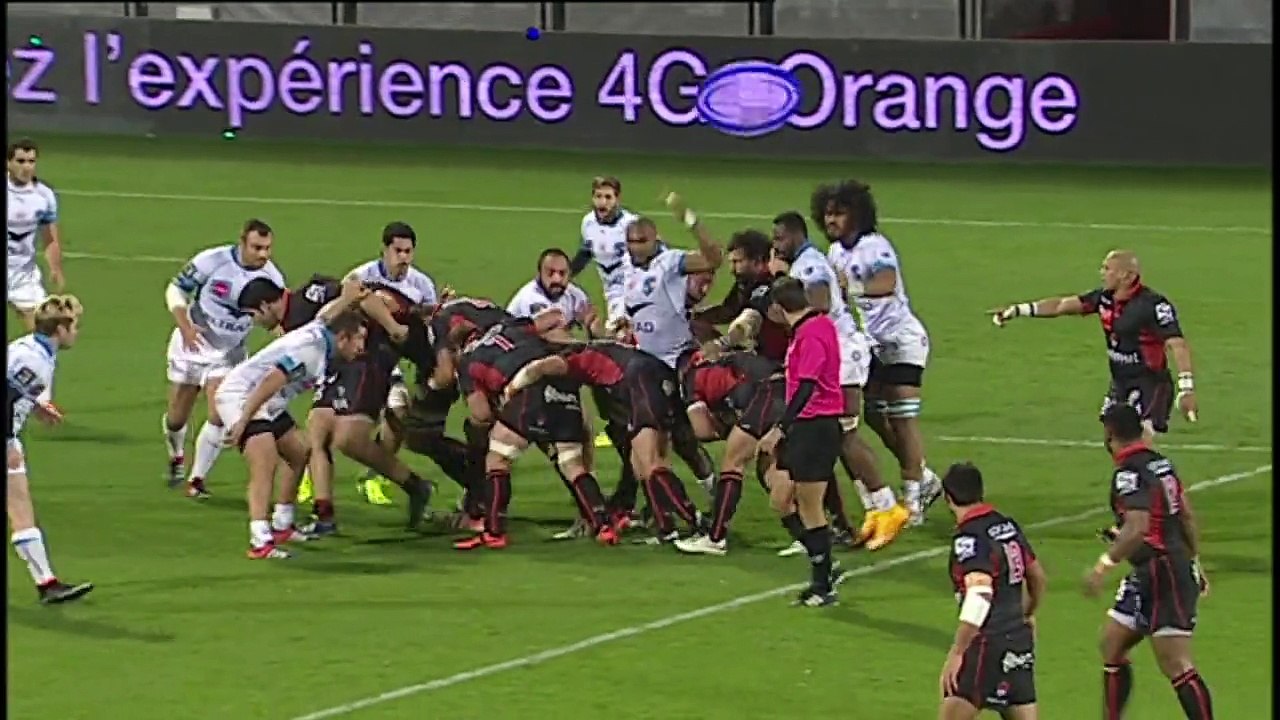 TOP14 - Lyon-Montpellier: Essai de pénalité (LYO) - J12 - Saison 2014/2015