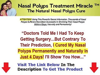 Nasal Polyps Treatment Miracle Review + Discount Link Bonus + Discount