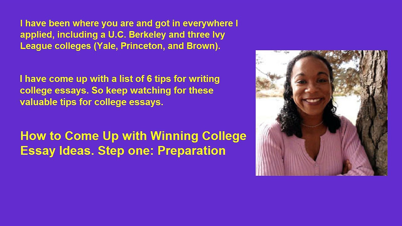 college admissions essay help