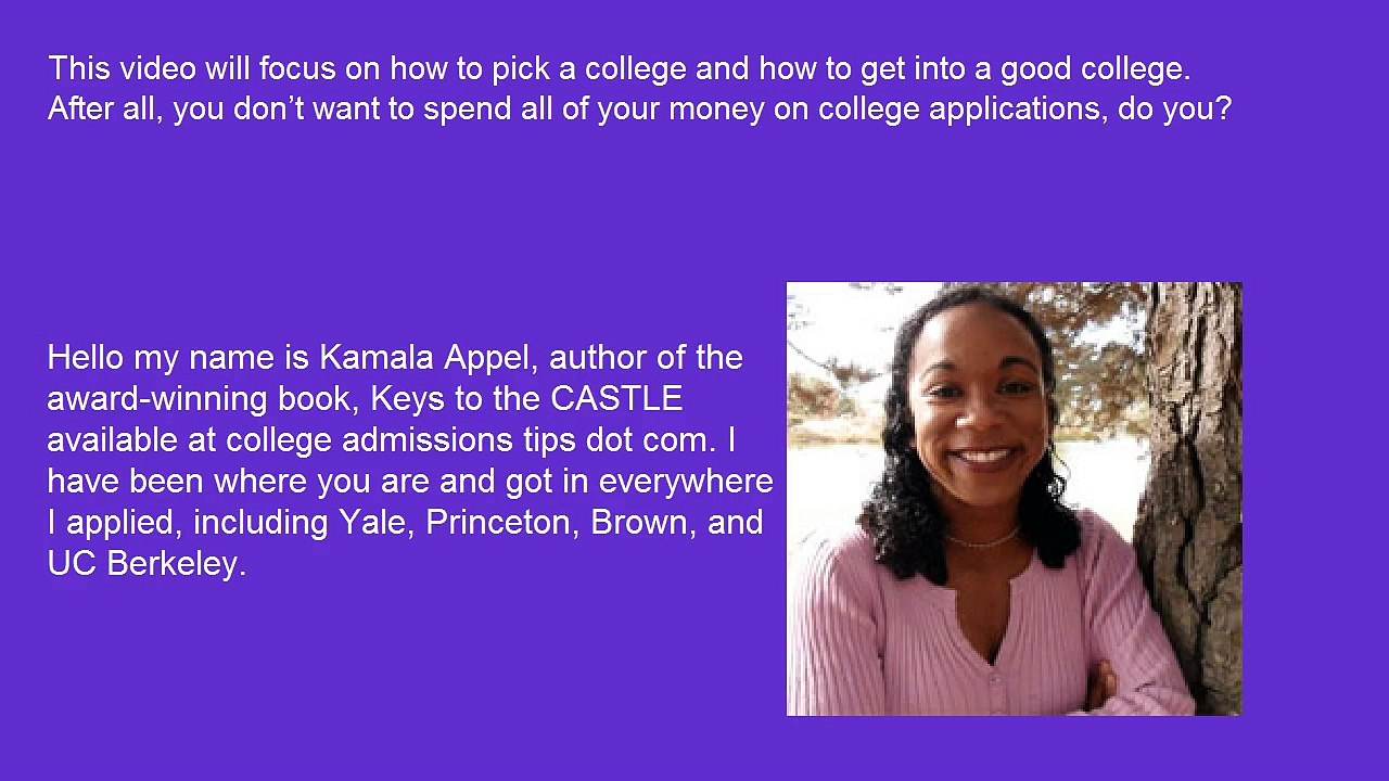 get into college