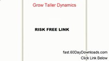 Grow Taller Dynamics Download PDF Free of Risk - Cold Hard Facts
